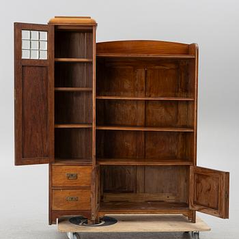 Bookcase, Art Nouveau, early 20th century.