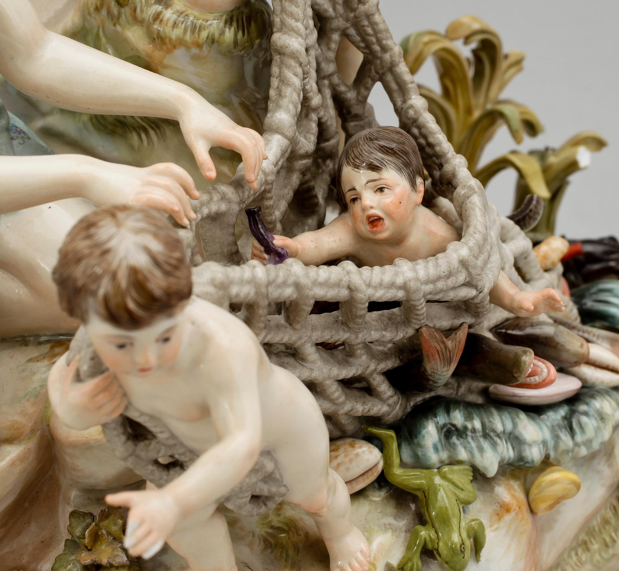 FIGURIN, porslin, Meissen, 1800/1900-tal.