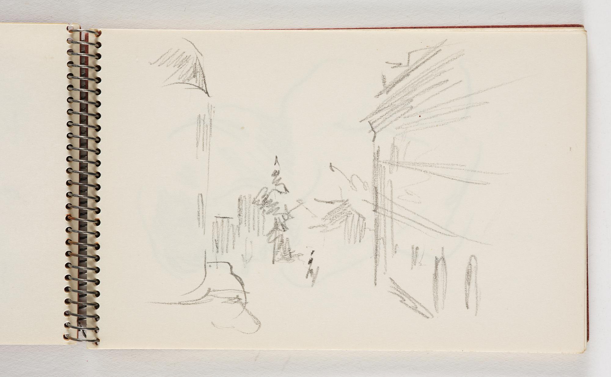 Lotte Laserstein, 10 små skissblock med teckningar.