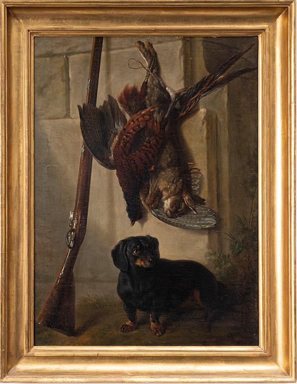 Jean-Baptiste Oudry, efter, "Taxen Pehr med jaktbyte".
