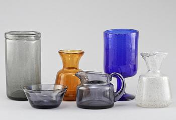 PARTI GLAS, 6 delar, Erik Höglund, Boda, 1960/70-tal.