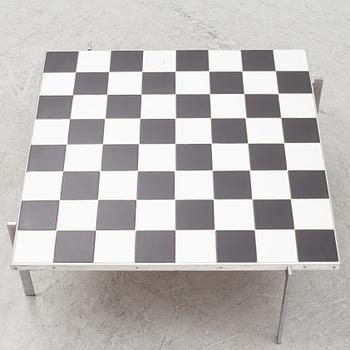 Poul Kjaerholm, a "PK 61" coffee table, E. Kold Christensen, Denmark.