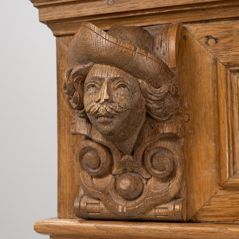 A Baroque style cabinet, later part of the 20th Century.