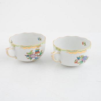 A 28-piece Herend porcelain tea service, 'Queen Victoria', Hungary.