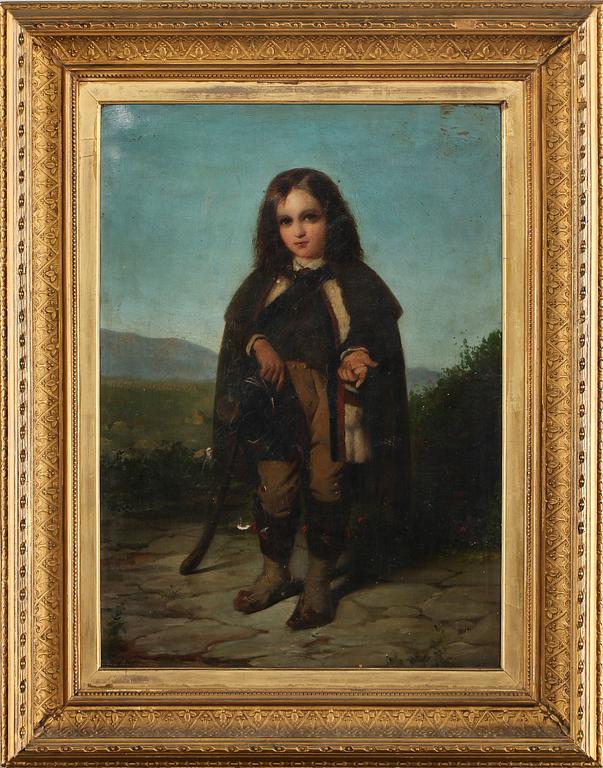 OKÄND KONSTNÄR, olja på duk, 1800-talets andra hälft.