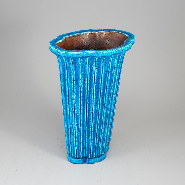 GUNNAR NYLUND, golvvas, chamotteterat stengods, Rörstrand, 1900-talets andra hälft.