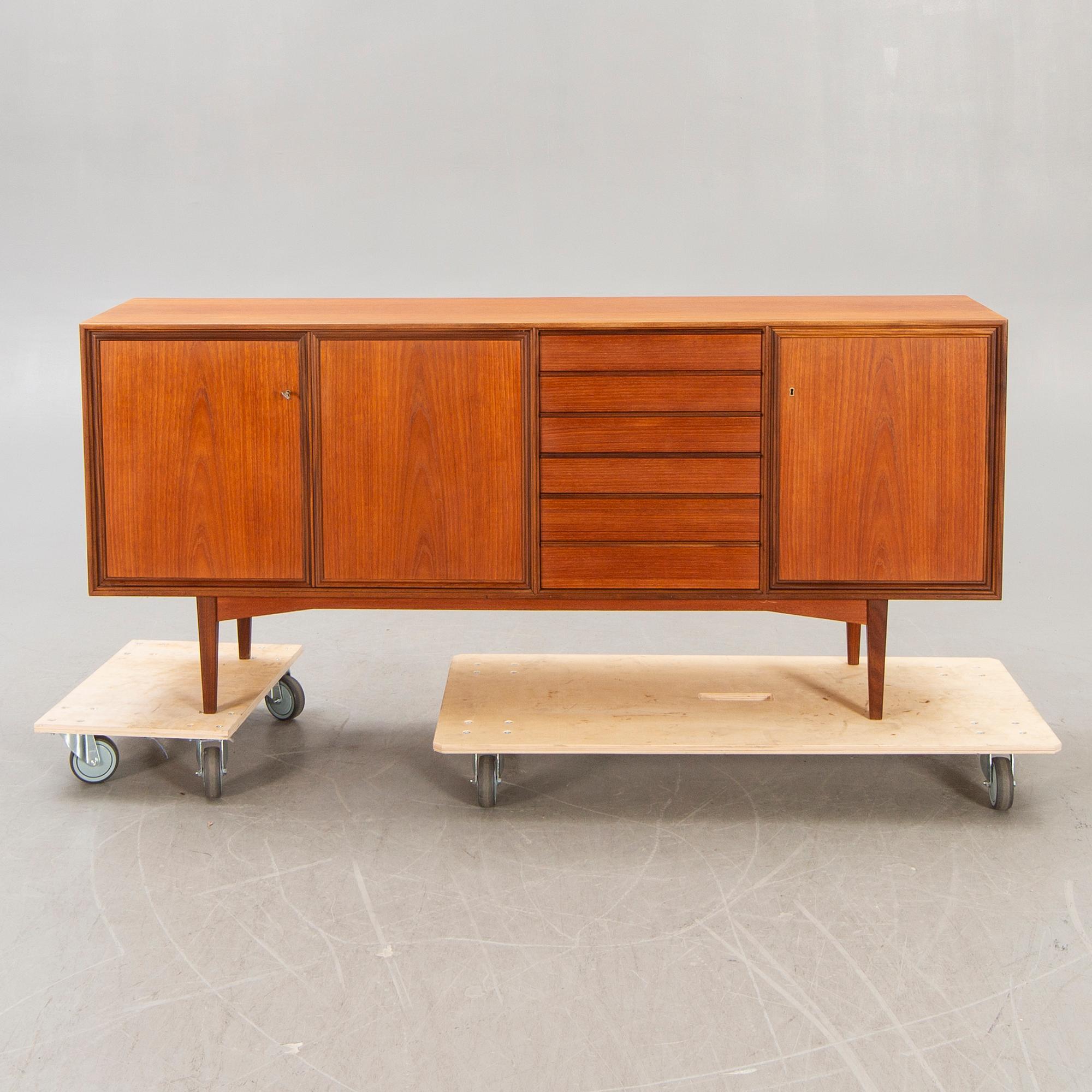 A 1960s teak sideboard.