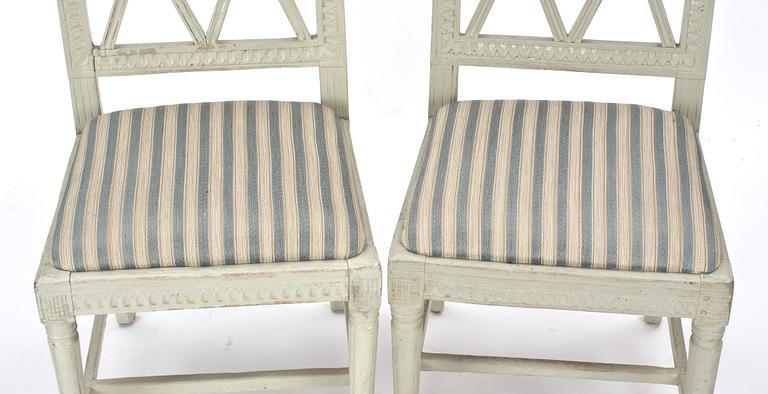 STOLAR, ett par. Sengustavianska, Lindome. 1800-talets början.