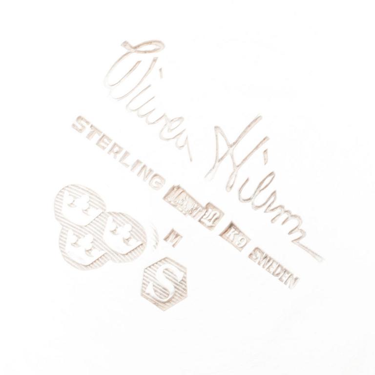 WIWEN NILSSON, bägare, silver, Lund 1960,