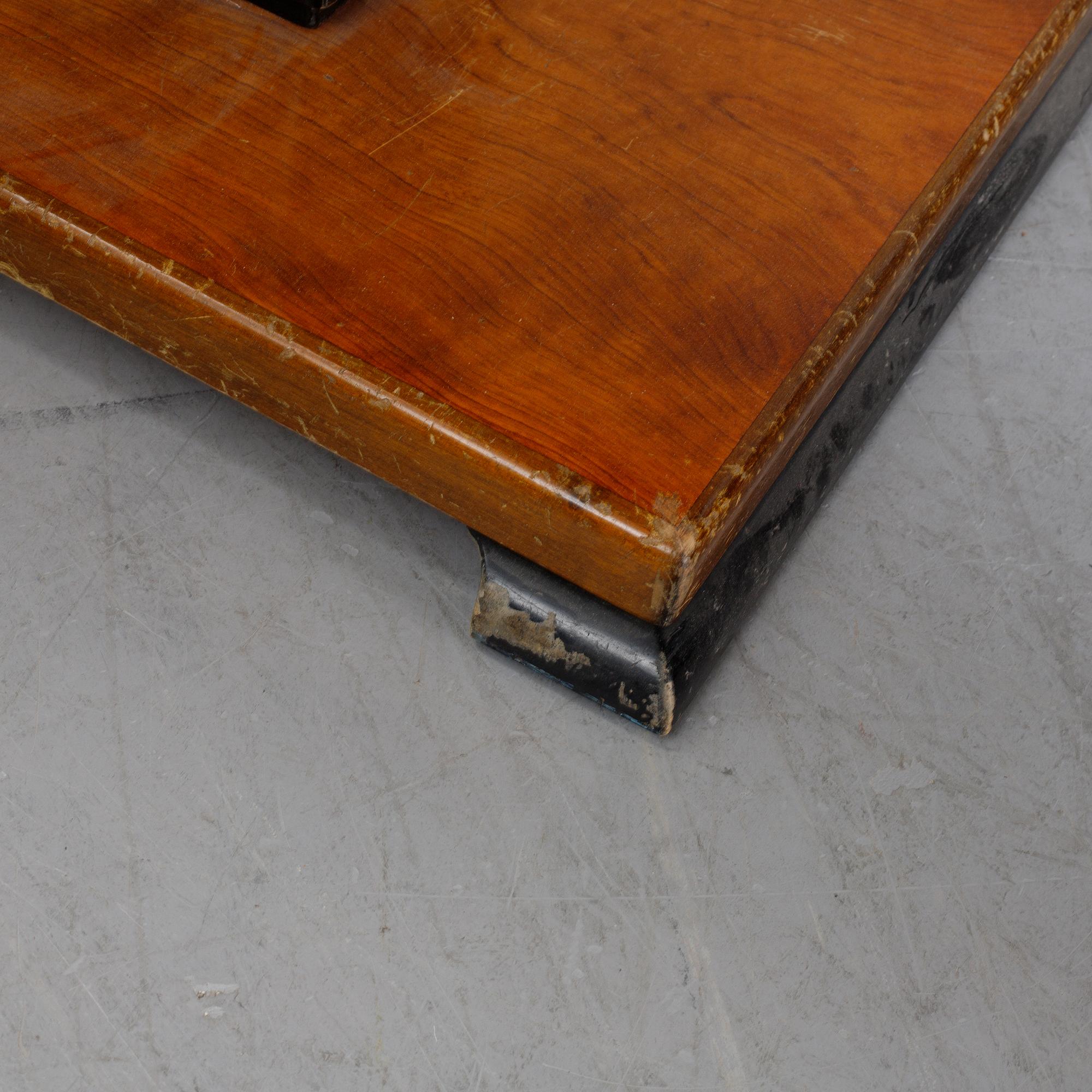 Otto Wretling, an 'Idealbordet' mahogany and birch table, Umeå, 1930's.