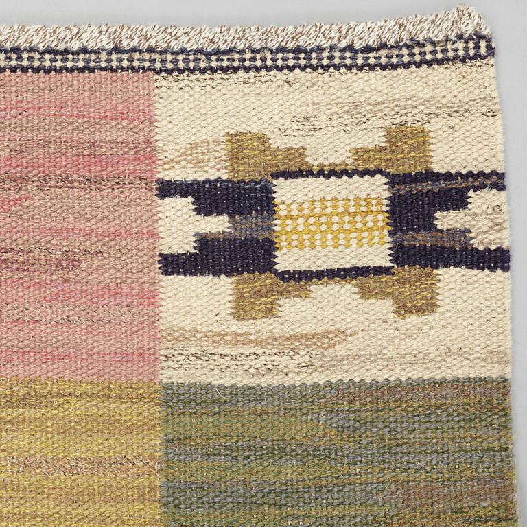 Märta Måås-Fjetterström, Matto, "Rutmattan", flat weave, ca 294,5-297 x 196-201,5 cm, signed MMF.