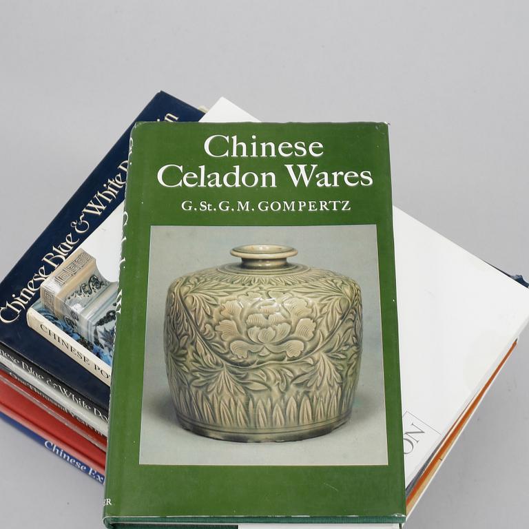A group of 15 books, about Chinese ceramics and works of arts.