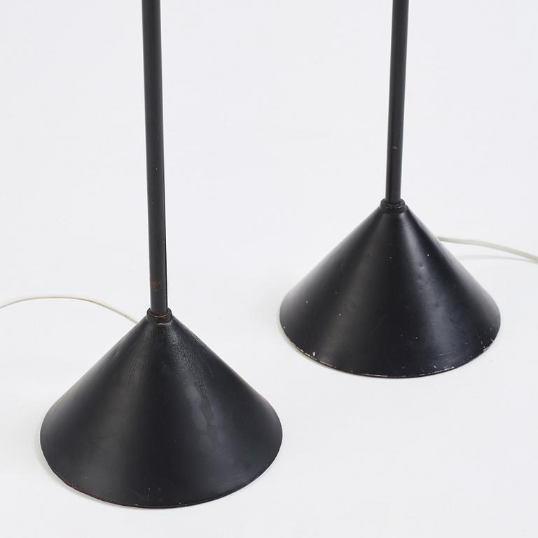 Hans-Agne Jakobsson, a pair of floor lamps, model "G-23", Hans-Agne Jakobsson AB, Markaryd, 1950-60s.