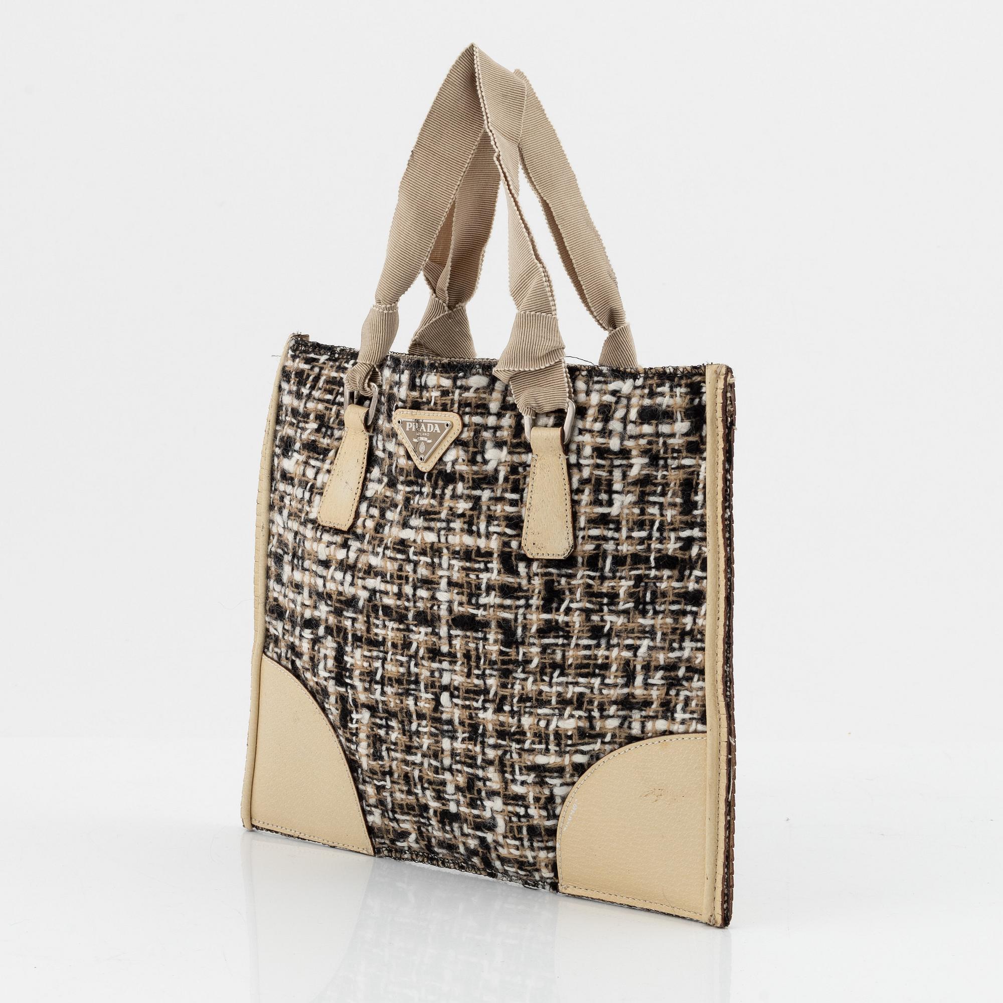 Prada tweed bag top