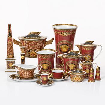 Versace, a 117 piece dinner service, "Medusa", Rosenthal, Germany.