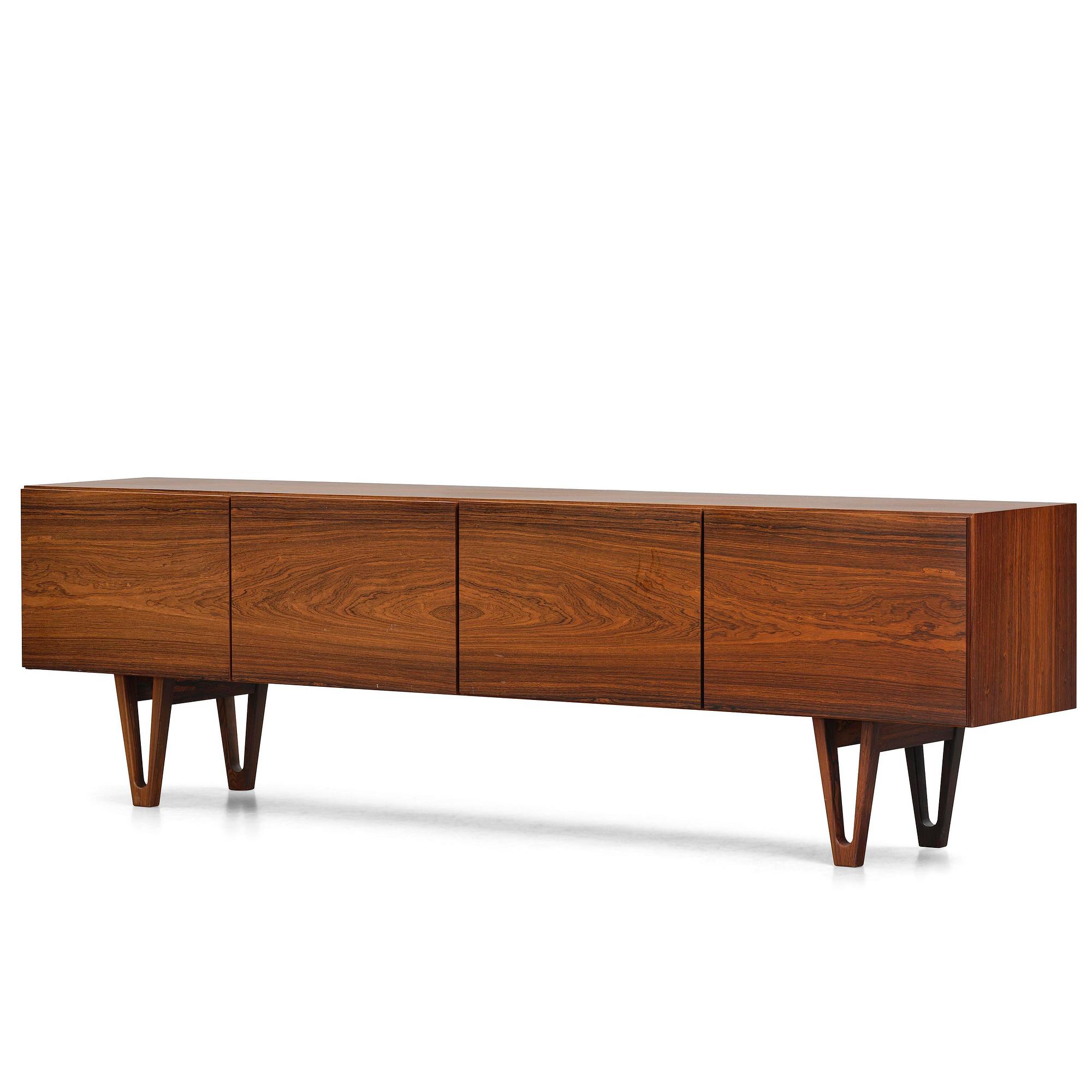 Ib Kofod-Larsen, a rosewood veneered sideboard model "501" from the "Ib 500" series, Seffle Möbelfabrik, Sweden, 1960s.