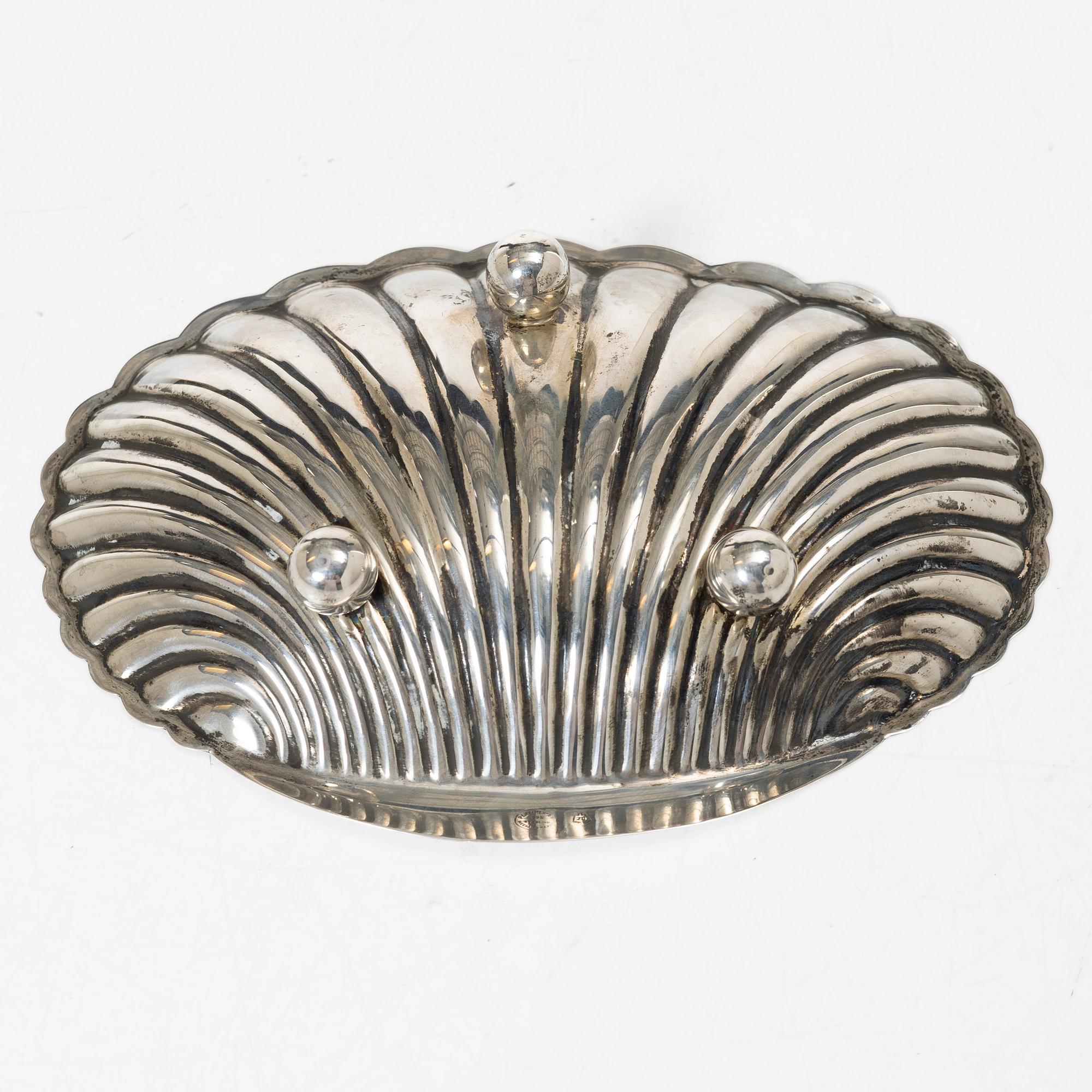 Smörfat, sterlingsilver, Mexico.