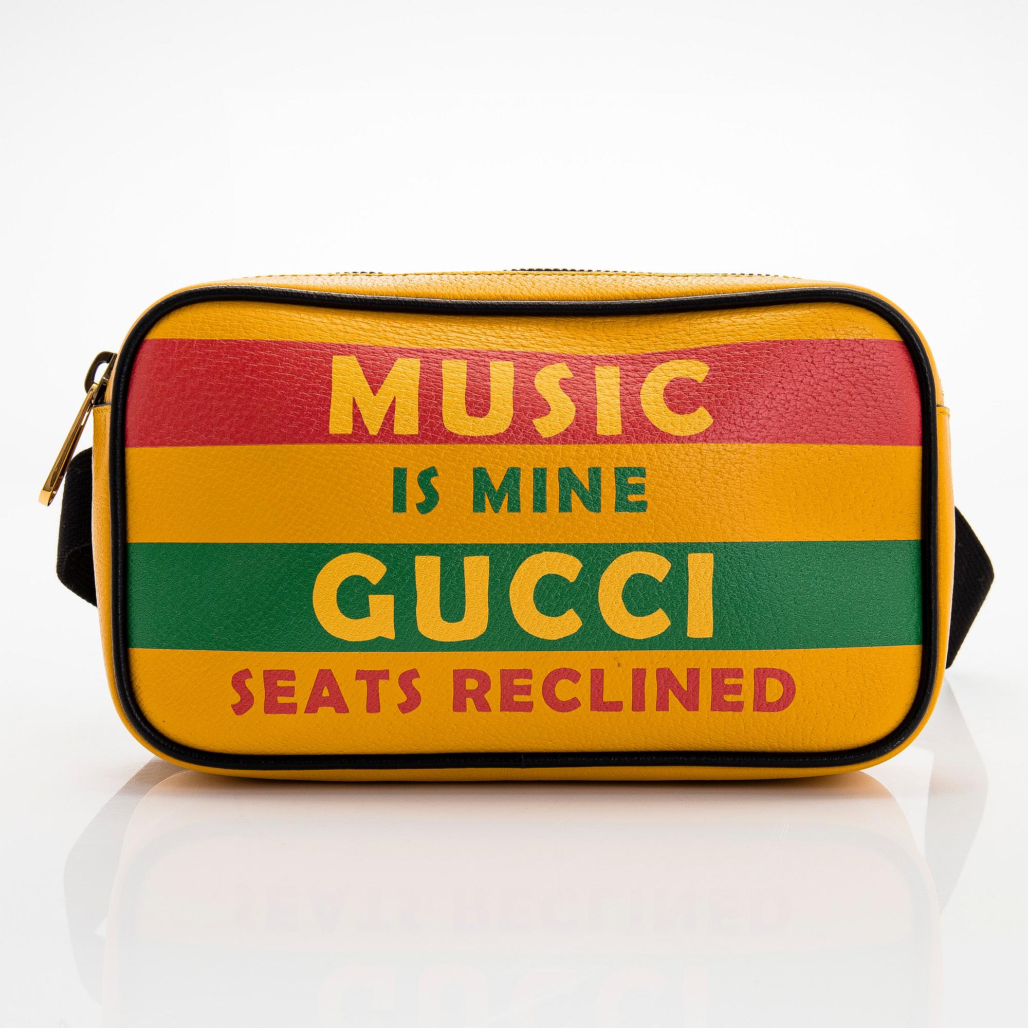 Gucci, midjeväska, "Music is mine".