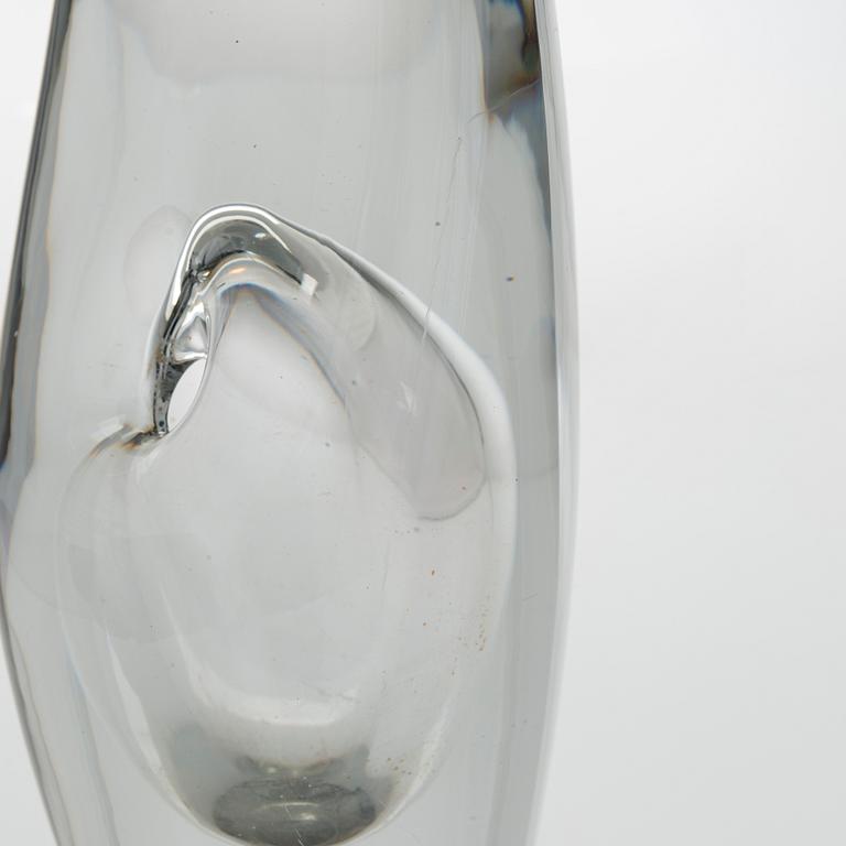 Timo Sarpaneva, glass sculpture 'Orchid', signed Timo Sarpaneva Iittala -54.