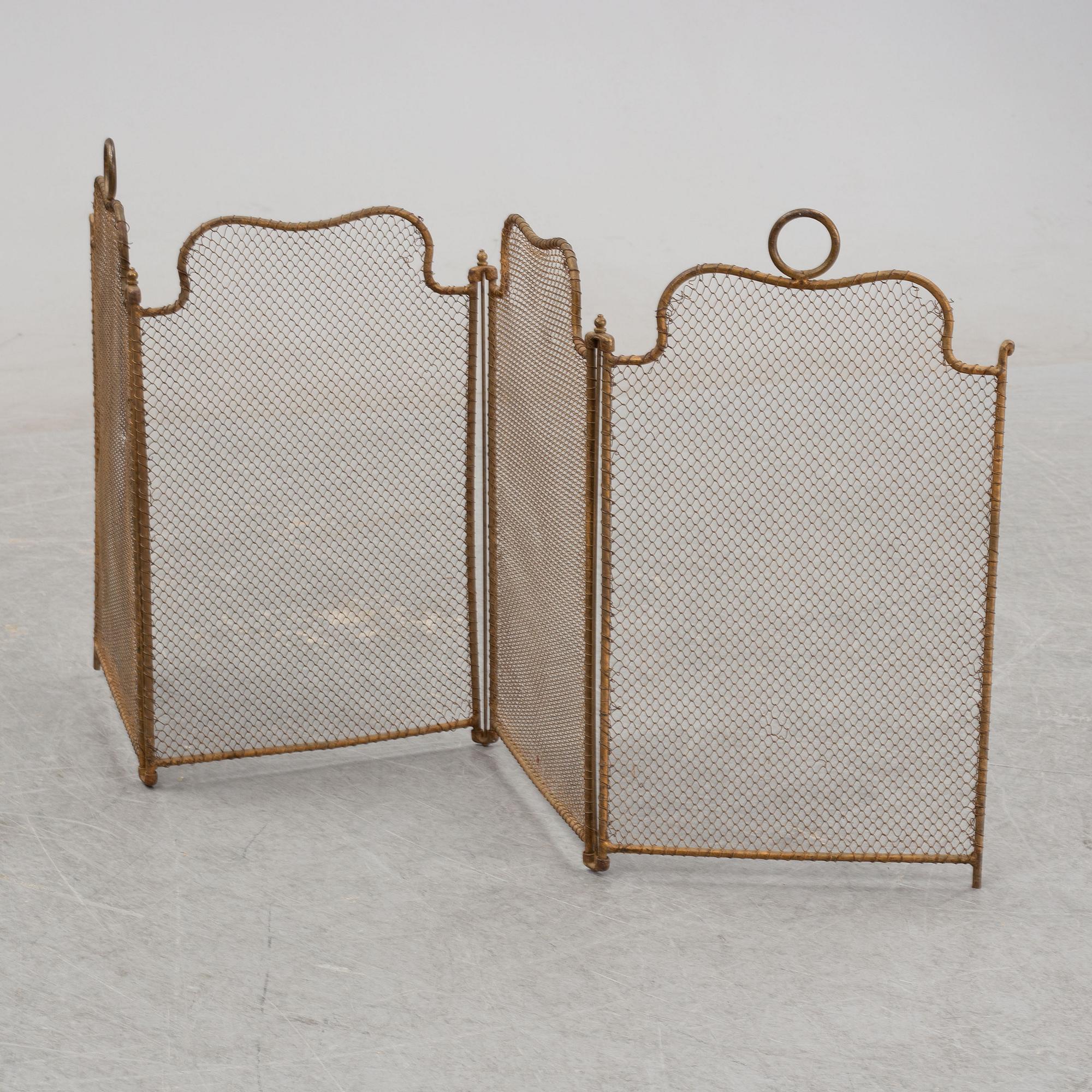 Gnistskydd/brasgaller, tidigt 1900-tal.