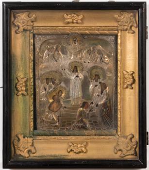 IKON I KIOTA, S:t Petersburg  daterad 1877, Ryssland.