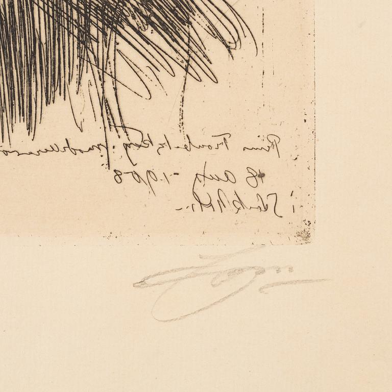 Anders Zorn, "Prins Paul Troubetzkoy II".