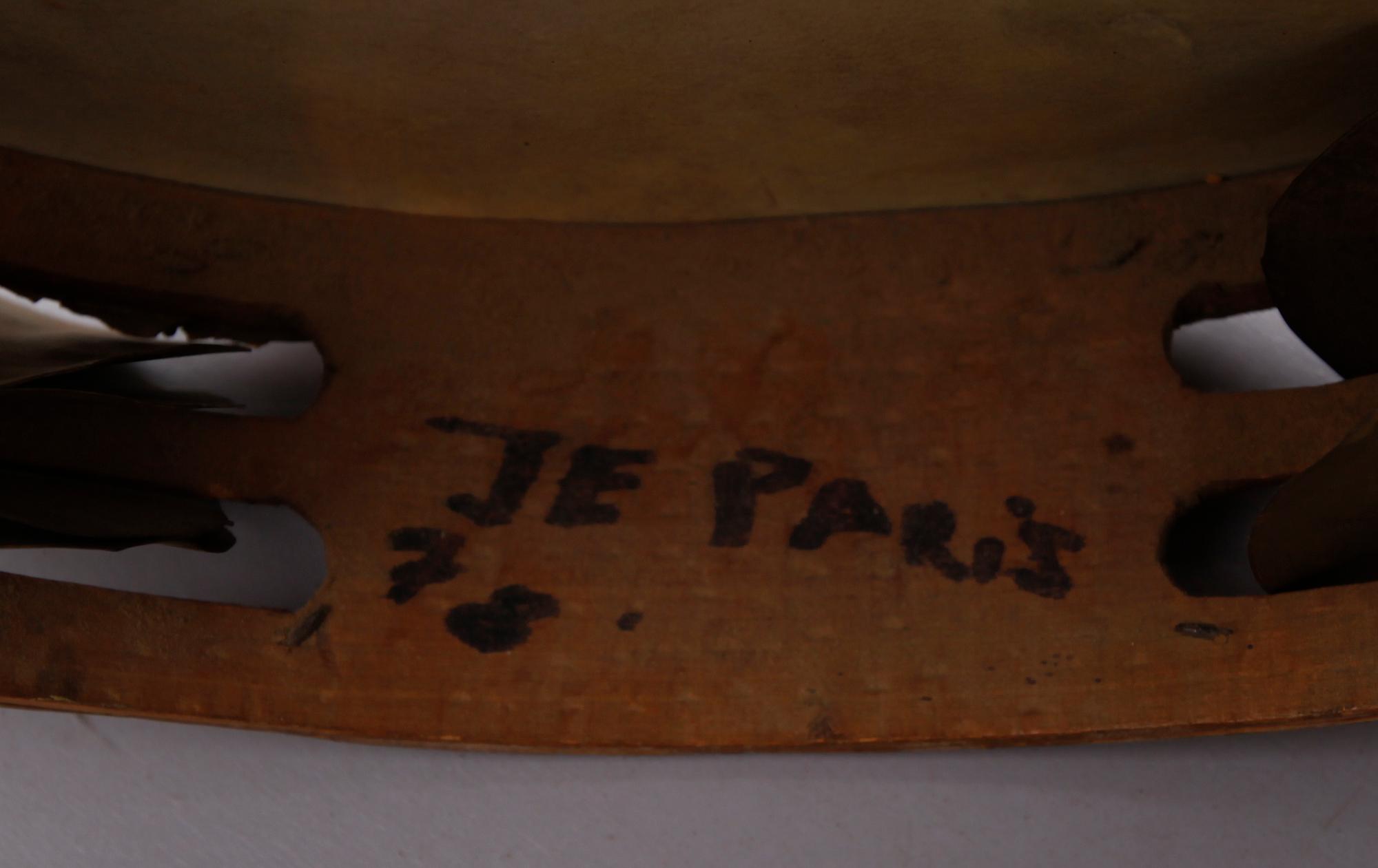 TAMBURINER, 4 st, otydligt signerade, Alger, 1890-tal.