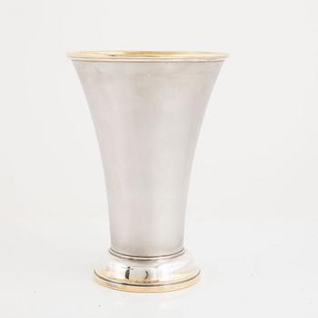 A silver beaker, Auran Kultaseppä Oy, Finland, 1977.