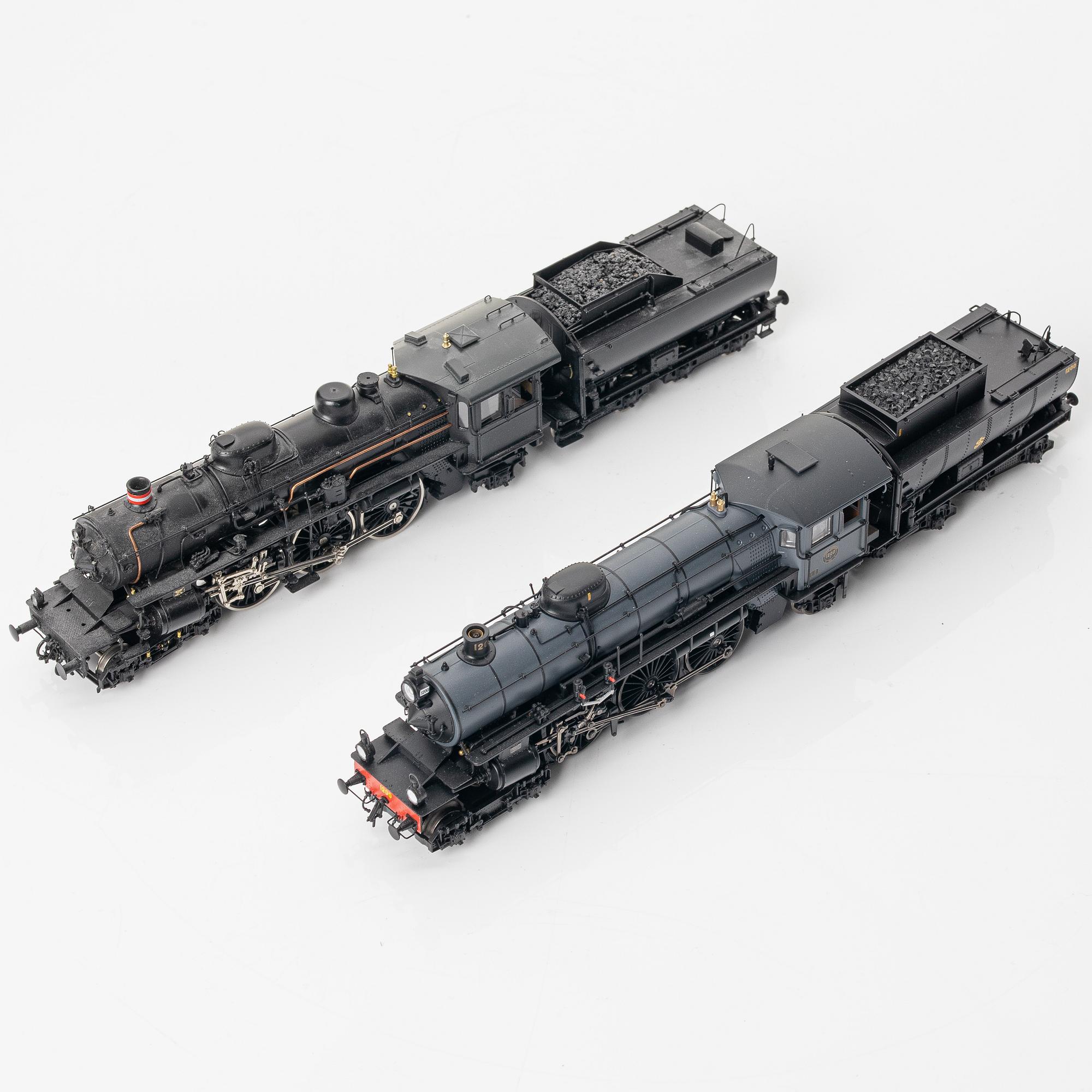 Collection of locomotives, 5 pieces. Including Märklin 39490 and Jeco AB, H0.