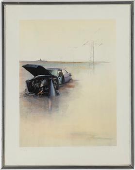 ULF WAHLBERG, lithograph in colours, 1979, signed 232/250.