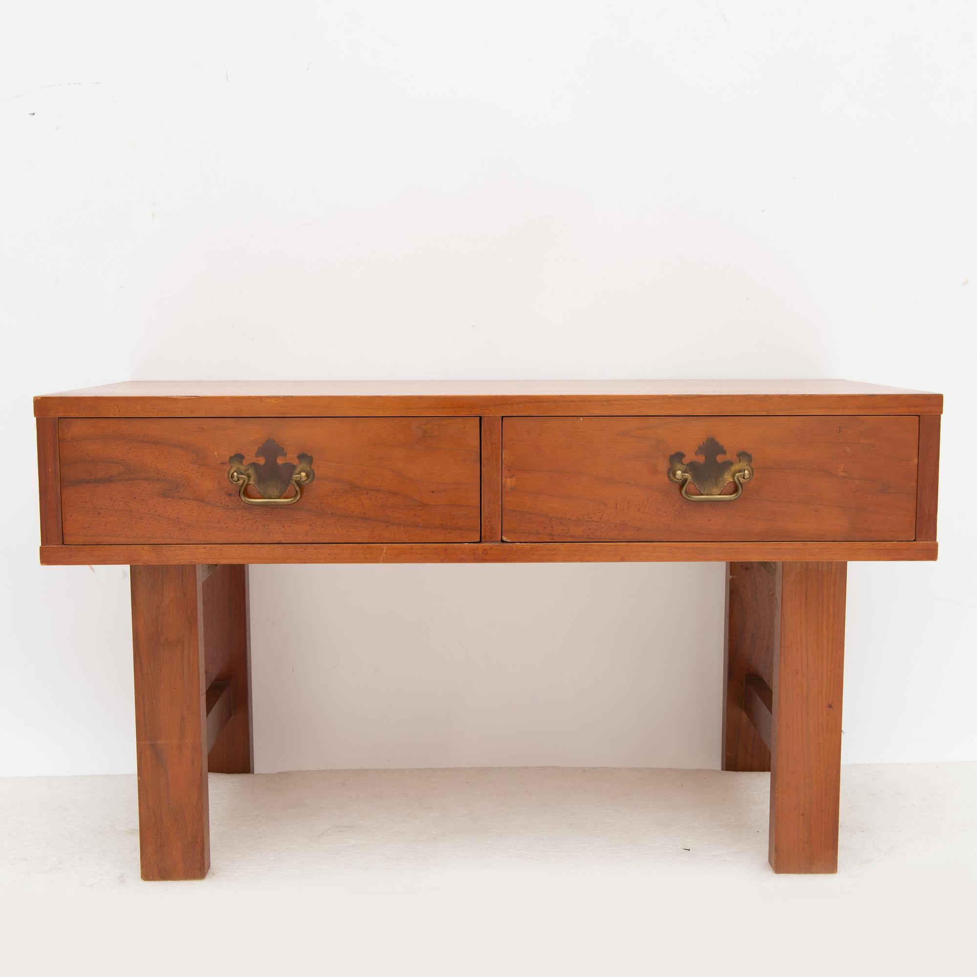 A mirror and a chest of drawers, AB Glas & Trä, Hovmantorp, 1960's.