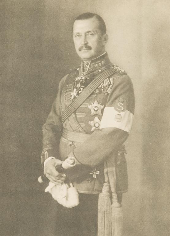 Mannerheim, fotografi i ram.