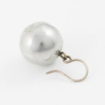 Stigbert, collar, neck ring, silver and rock crystal.