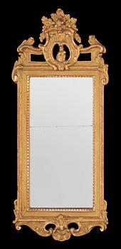 1574. A Swedish Transition mirror, Stockholm 1770's.