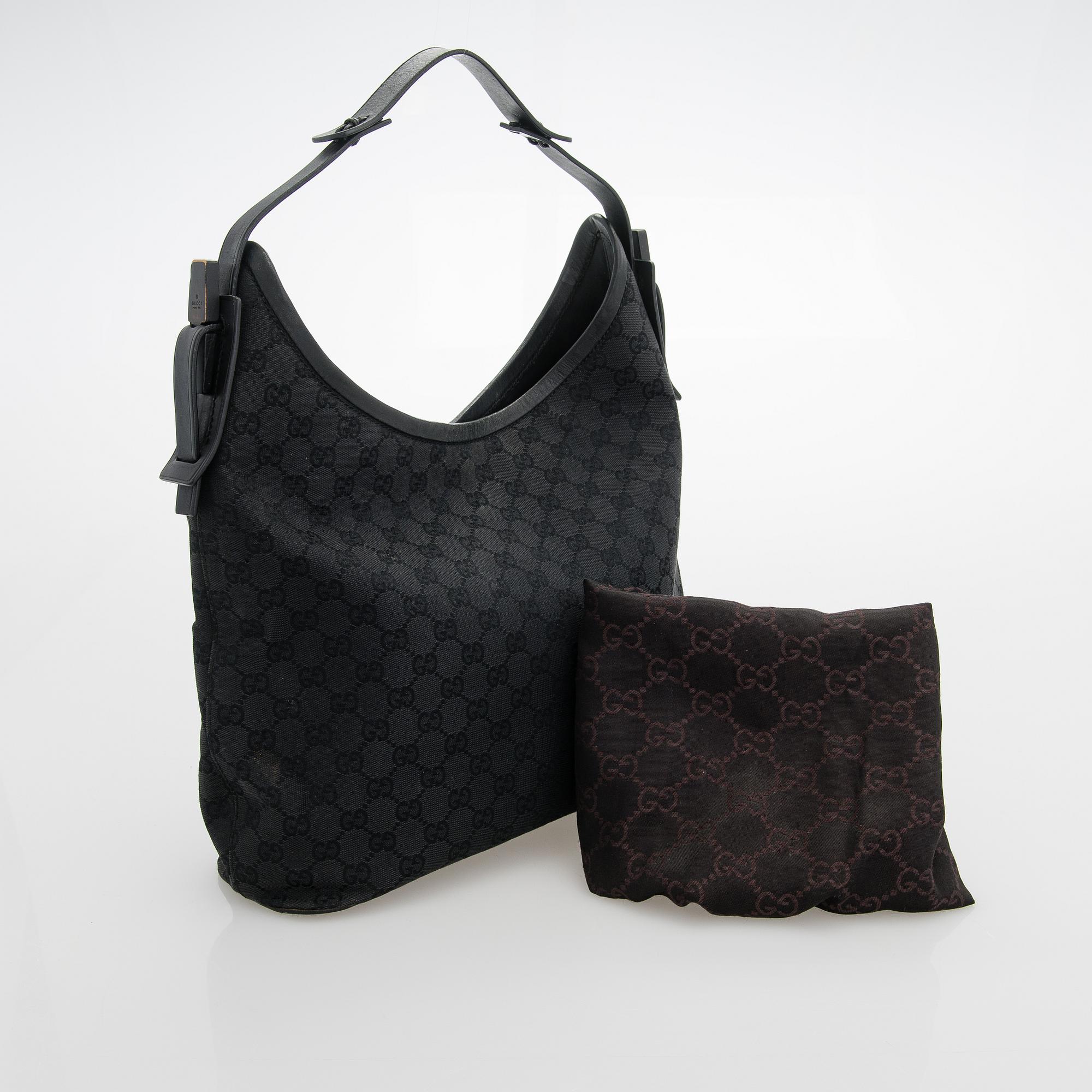 Gucci GG Monogram Canvas Hobo Bag. Bukowskis