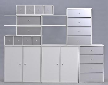 HYLLSYSTEM 8 delar, Montana, Peter P Lassen Danmark.