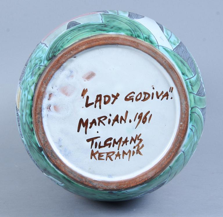 GOLVVAS, glaserad keramik, Marian Zawadsky, Tilgmans Keramik.