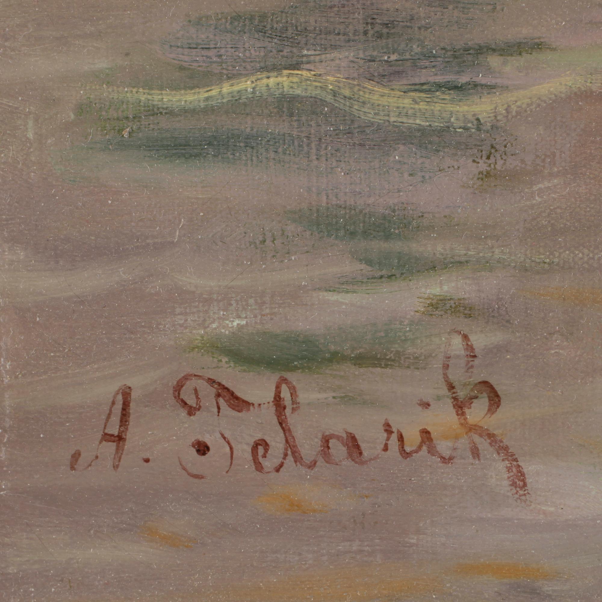 ALOIS TELARIK, olja på duk. Sign.