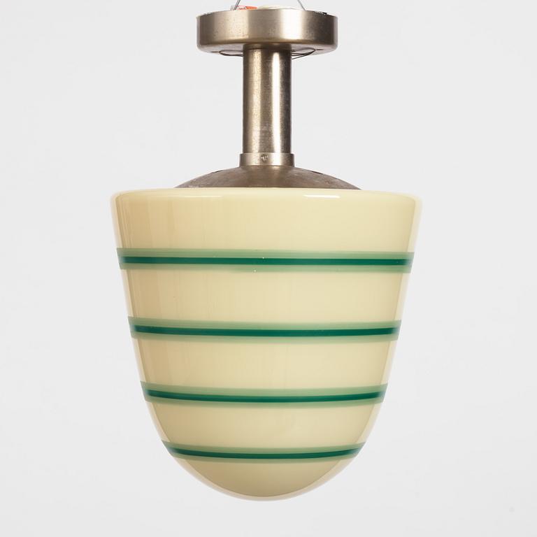 Harald Notini, a ceiling lamp, model "10836", Arvid Böhlmarks Lampfabrik, 1930s-40s.