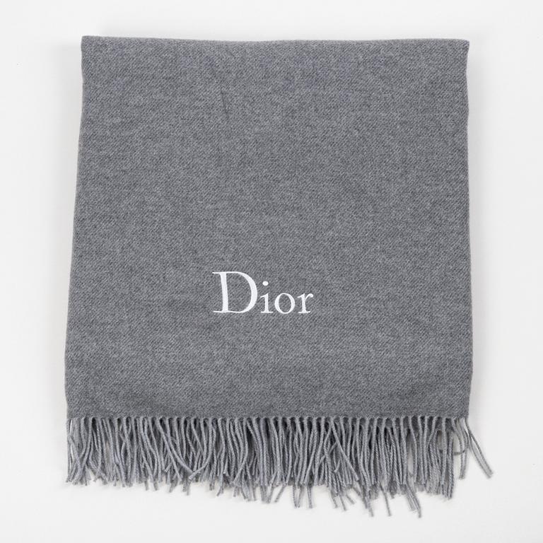 Christian Dior, A wool and cashmere mix throw blanket.