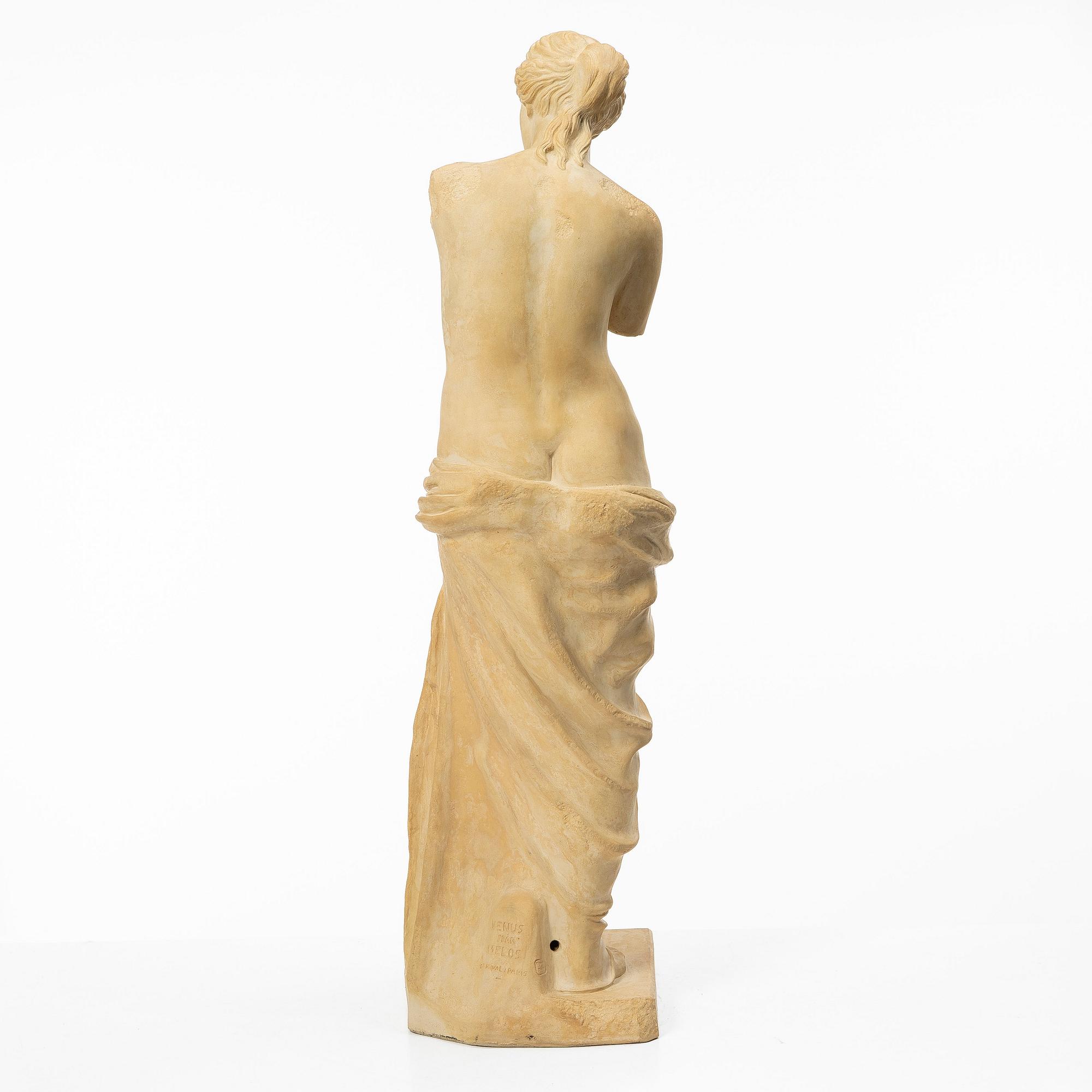 A sculpture, "Venus of Melos", Upsala-Ekeby, circa 1900.