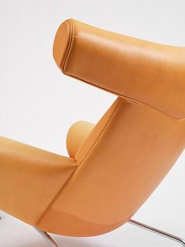 Hans J. Wegner, an “Ox Chair” with footstool, Erik Jørgensen, Denmark.