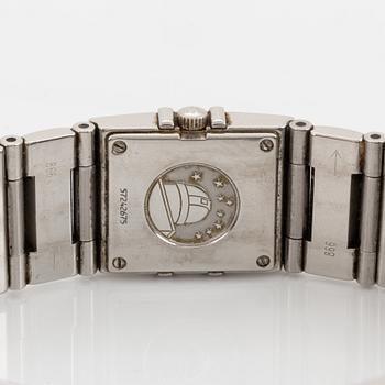 Omega, Constellation, Quadra, wristwatch, 19 x 24 mm.