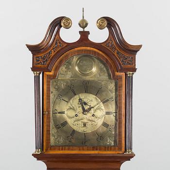 A mahogany long case clock by And Baird Kilbryde, early 1800's.