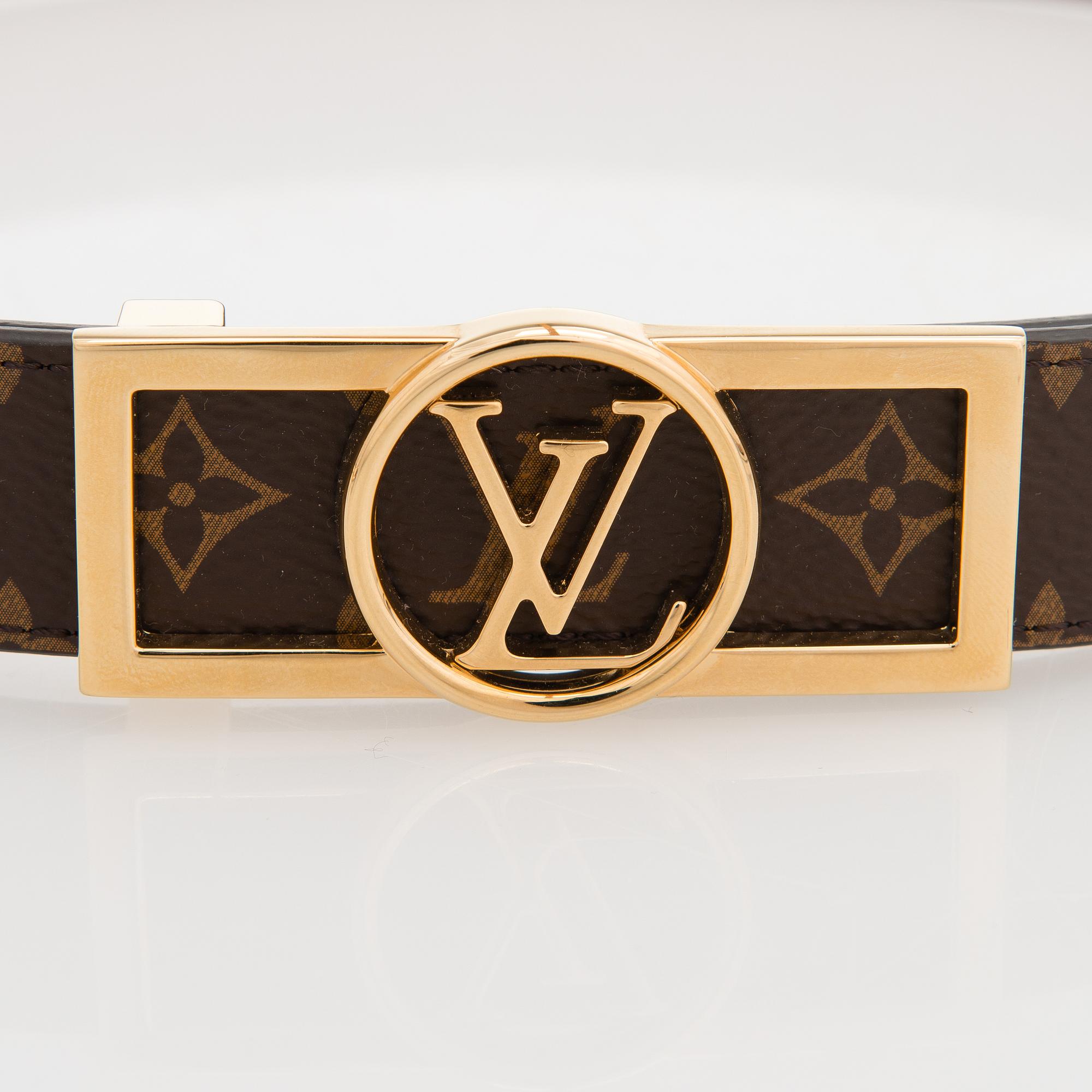 Louis Vuitton, "Dauphine Reversable", vyö, koko 70/28.