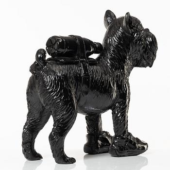 William Sweetlove, "Cloned Griffon Bruxellois with pet bottle" (Black).