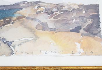 LARS LERIN, watercolour, signed and dated 2019.
