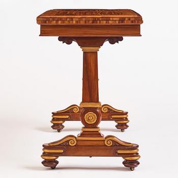 Spelbord, av Thomas & George Seddon (firma verksam i London 1753/1815-70), William IV.