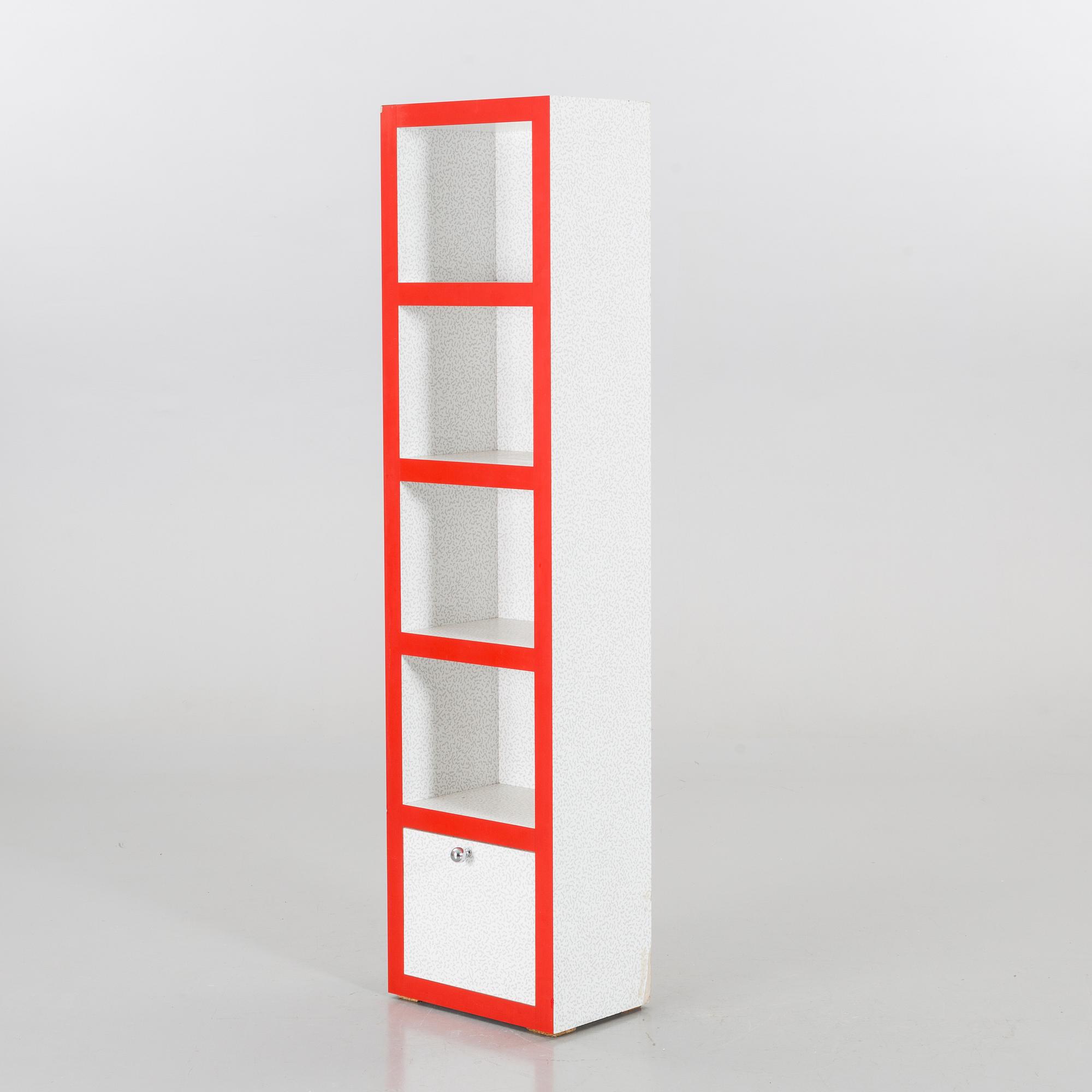 BOKHYLLA, Ettore Sottsass, "Bakterio laminati", Memphis studio, Alchimia, Milano.