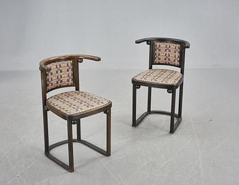 STOLAR, ett par, "Fladdermus", Josef Hoffmann, Wittmann.